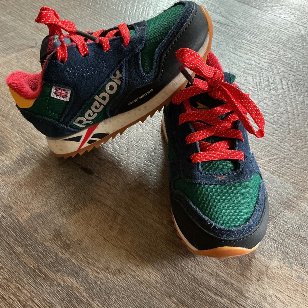 Reebok Classic Alter The Icons Concept Sample Toddler Shoes Size 6 Navy Green